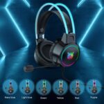 هدست گیمینگ اونیکوما مدل X15 Pro، درگاه شارژ USB، دارای نورپردازی RGB، با قابلیت اتصال به چند دستگاه - Image 7