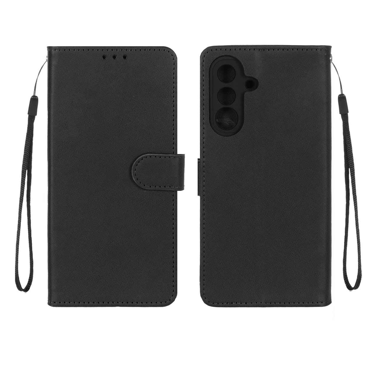 کیف موبایل چرمی مگنتی دار جاکاراتی دار محافظ لنزدار بند دار سامسونگ Galaxy A36