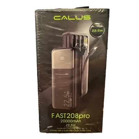 60 پاوربانک کالوس مدل FAST208PRO ظرفیت ۲۰ هزار میلی آمپر ساعت - Image 1
