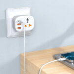 تبدیل دیواری و شارژر ارلدام مدل 4IN1 POWER SOCKET - Image 6