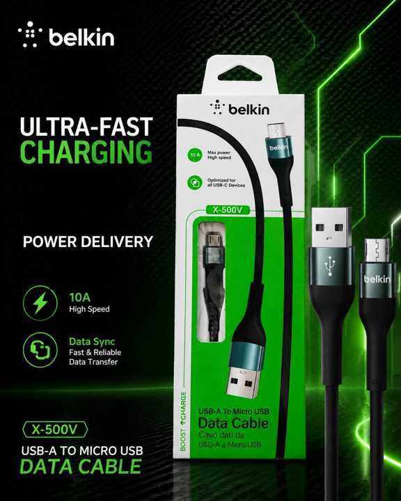 کابل بلکین1_compressed_50576x720_compressed_50576x720 کابل شارژ بلکین BELKIN میکرو پکدار مدل X-500V - Image 1