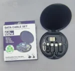 کابل شارژ سریع دیتا پلاس مدل Data Cable Set 60W طول ۲۹ سانتیمتر - Image 2