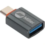 تبدیل Miller Type-C To USB3.0 مدل MO-213 با قابلیت استفاده با گوشی های آیفون سری 16 و 17 - خاکستری - Image 2
