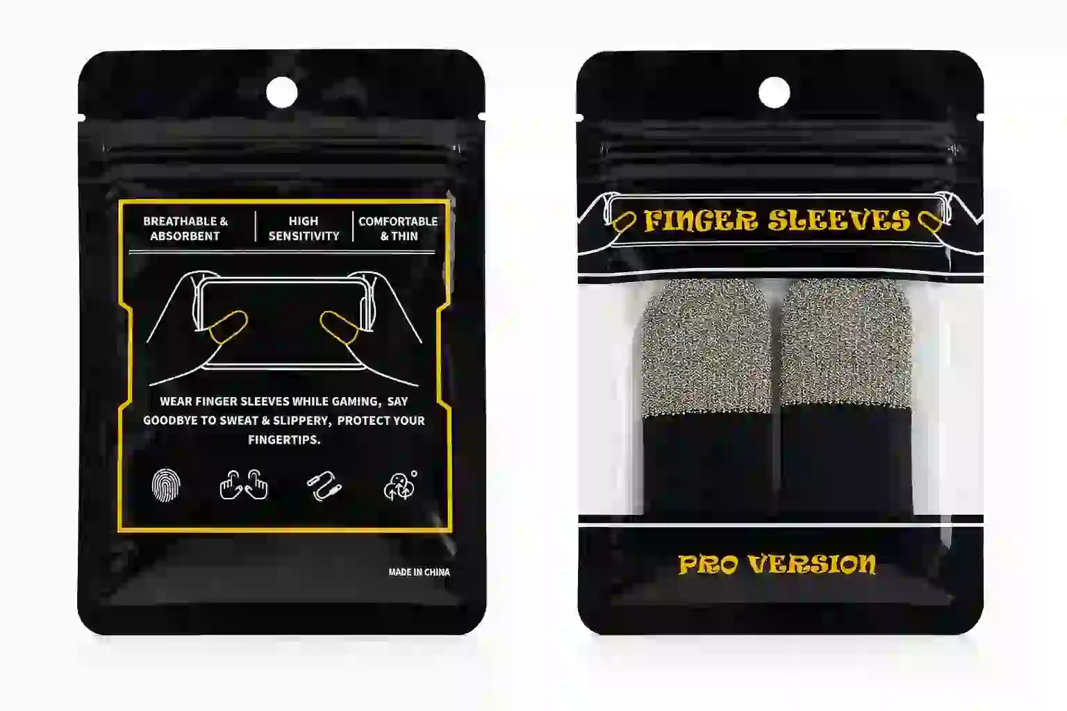 64752cdd-c955-4312-a8a6-33aea6939d5b آستین کنترل کننده انگشت Finger Sleeves Pro Version مدل 1 بسته 2عددی - Image 1