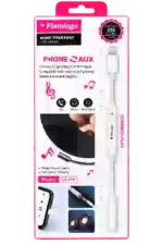 مبدل لایتنینگ به جک 3.5 میلی متری Flamingo مدل CA-019 - Image 2