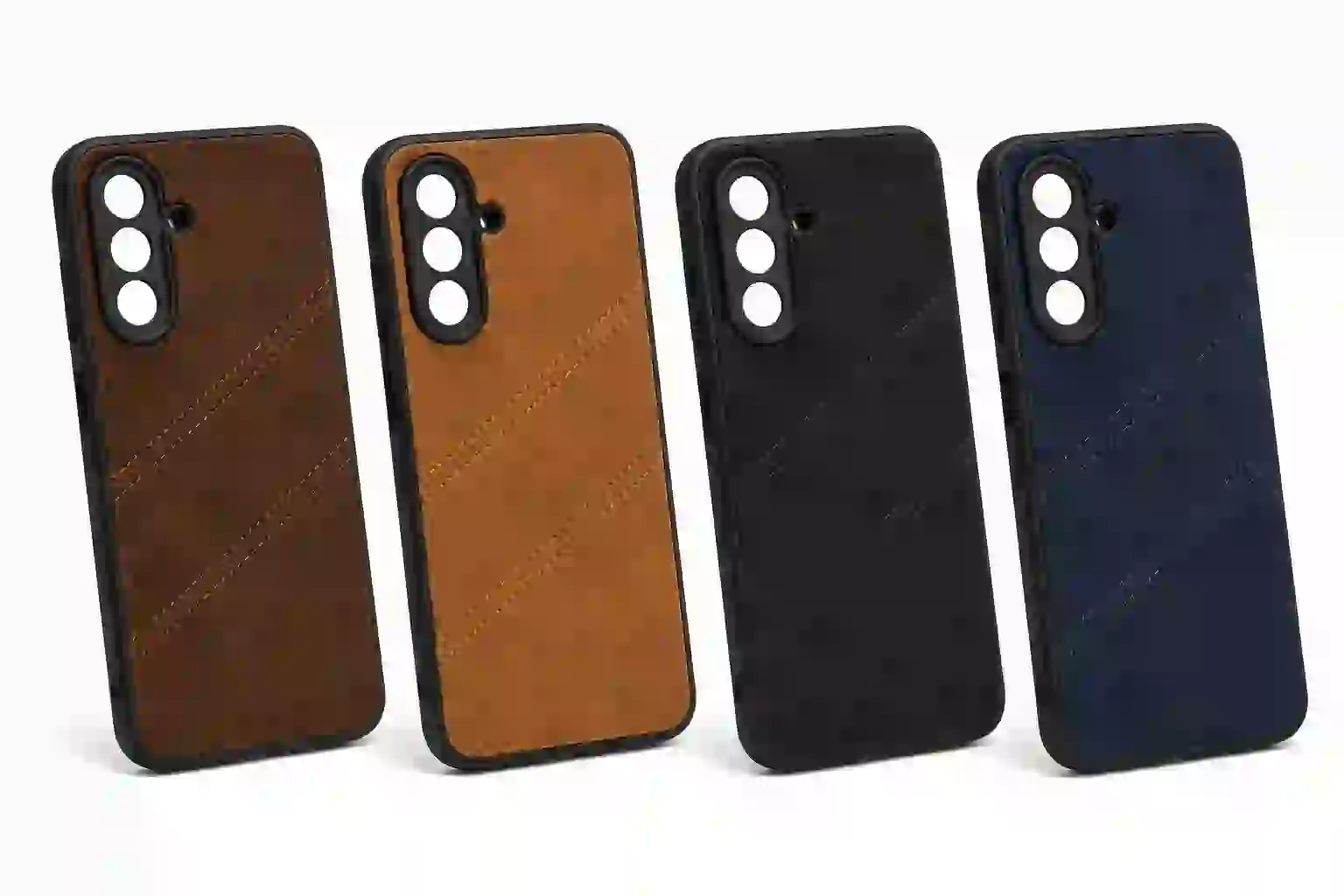 8370137c-50a6-4497-b1a1-1615a62924af قاب گوشی چرمی Galaxy A17 کلاسیک محافظ لنز دار - Image 1