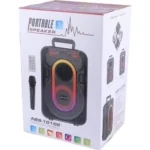 اسپیکر بلوتوثی ABS-10102 + میکروفون و ریموت کنترل - Image 2